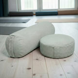 Yoga-Set Velvet (Meditationskissen Cord + Yoga-Bolster Yin Cord)
