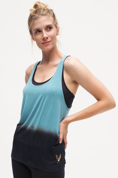 Aja Tank - Batik turquoise