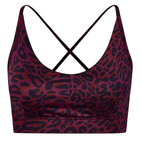 Yoga Bra Amba leo - ruby