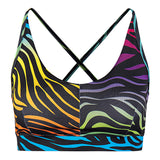 Yoga Bra Amba zebra - rainbow