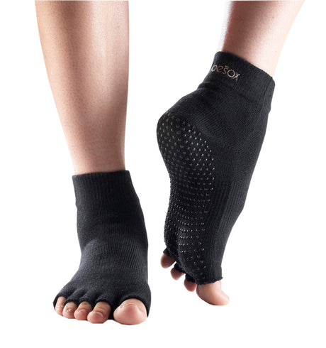 Zehensocken "ANKLE" offen, black