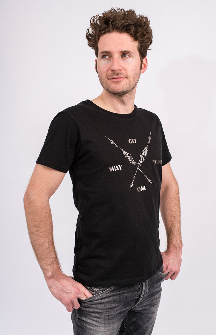 Shirt "Arrow Warrior", men - black