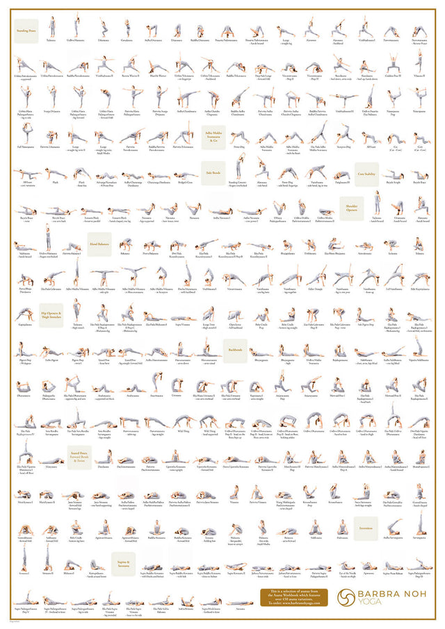 Asana Poster von Barbra Noh - Handsigniert von Barbra Noh