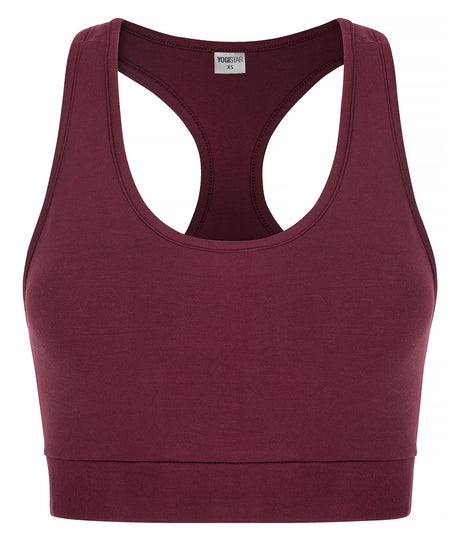 Yoga-Bra "Balance" - claret