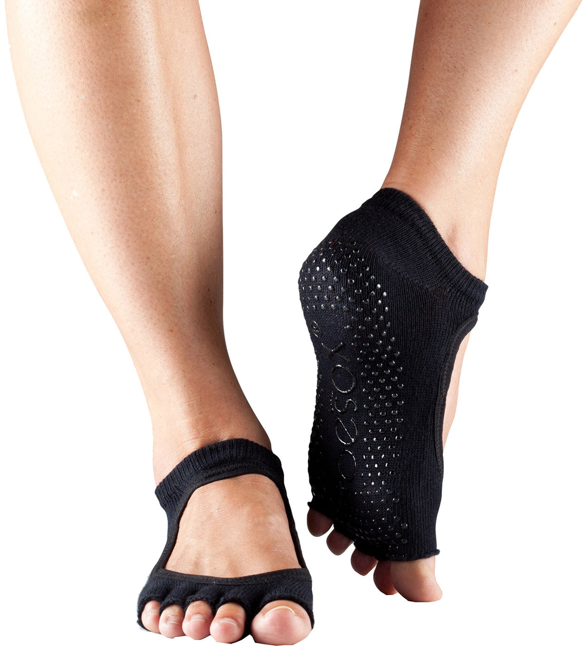 Zehensocken "BELLA" offen, black
