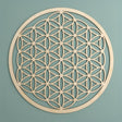 Blume des Lebens Wandschmuck aus Holz