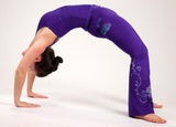 Bootleg-Hose "Lotus", purple