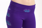 Bootleg-Hose "Lotus", purple
