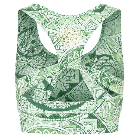 Yoga Bra Flow Bala - smaragd