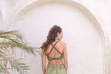 Yoga-Bra Brazil - olive