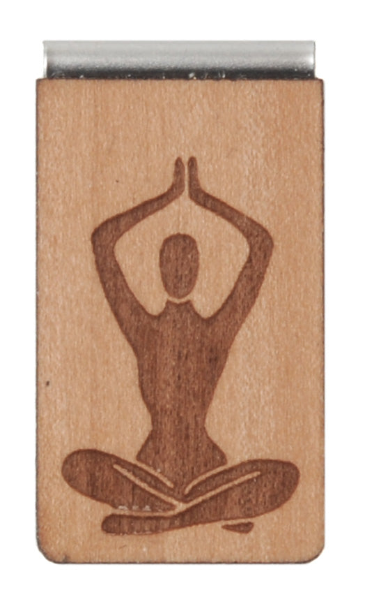 Lesezeichen aus Holz mit Gravur