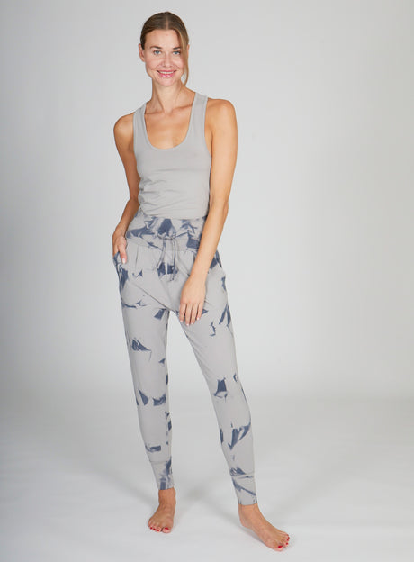 Yoga-Pants Cosy - batik stone
