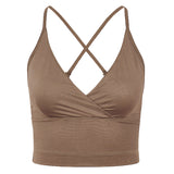 Crop-Top Pari - cinnamon
