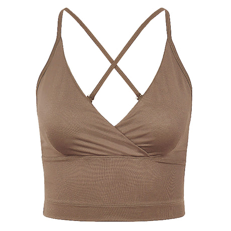 Crop-Top Pari - cinnamon