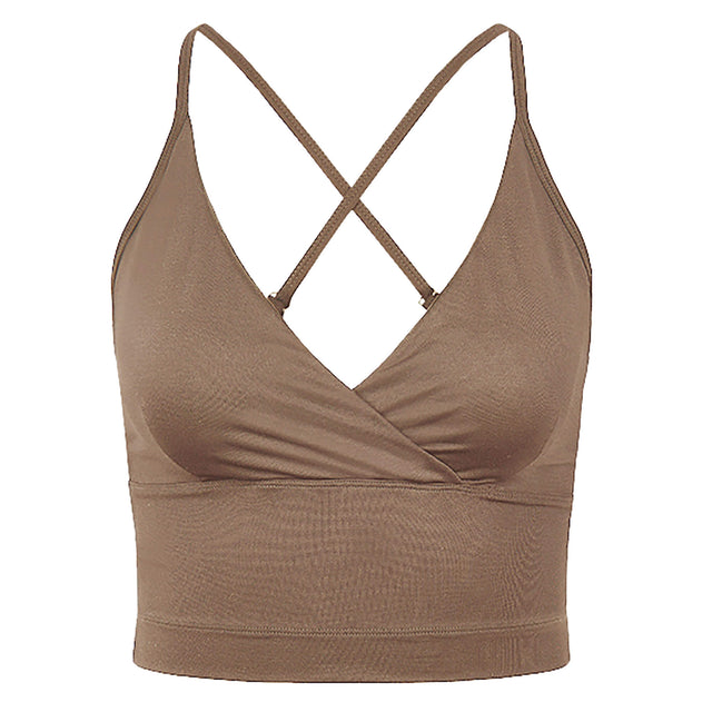 Crop-Top Pari - cinnamon
