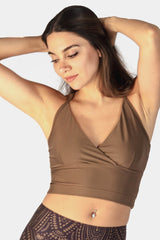 Crop-Top Pari - cinnamon