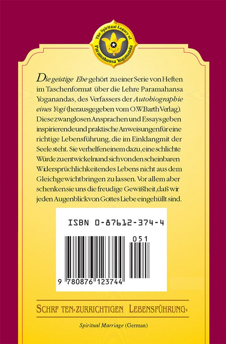Die geistige Ehe von Brother Anandamoy