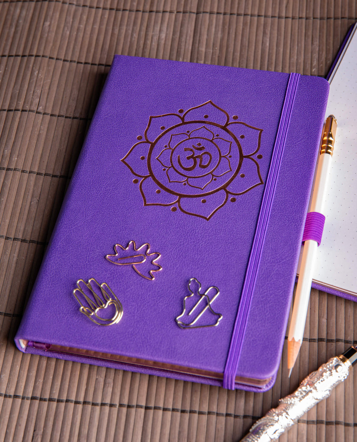 Yoga Notizbuch A5 - OM lila