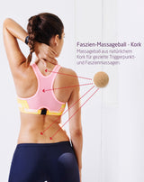 Faszien-Massageball - Kork