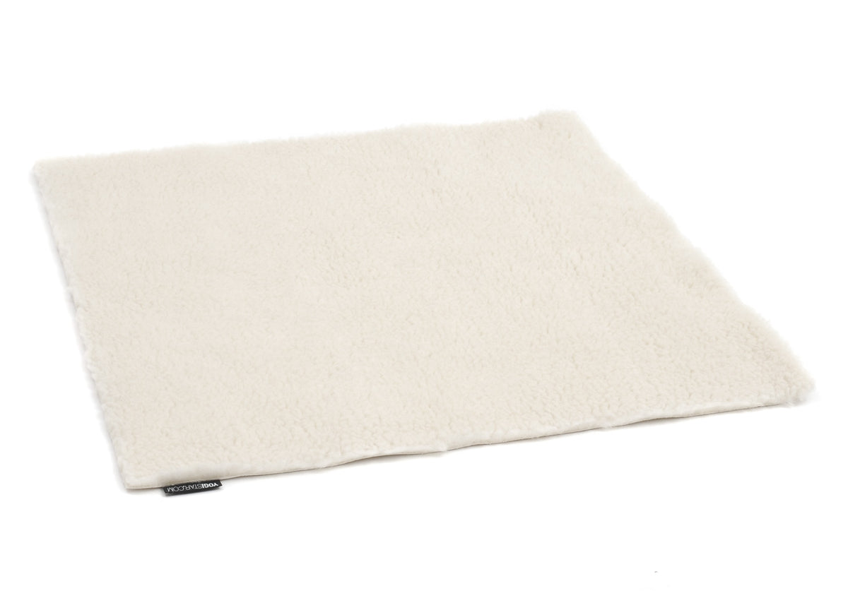 Futon/Meditationsunterlage naturweiss - 100 cm x 100 cm
