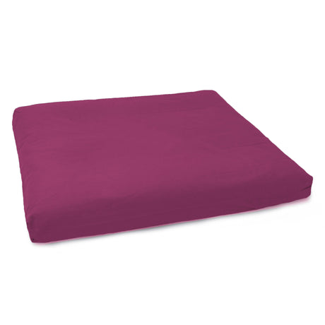 Futon - basic - boysenberry - organic cotton - 70 x 60 cm