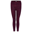 Yoga-Leggings Ganga 7/8 leo - ruby