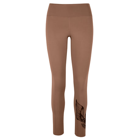 Yoga-Leggings Ganga 7/8 warrior - brown