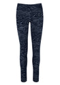 Yoga-Leggings Ganga 7/8 - zebra blue
