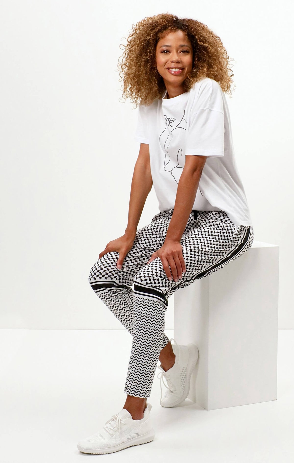 Harem Pants "Keffiah" - weiss