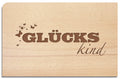 Postkarte aus Holz