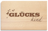Postkarte aus Holz