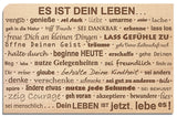 Postkarte aus Holz