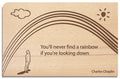 Postkarte aus Holz