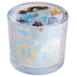 Chakra Kerze Halschakra, H: 9 cm, ø 10 cm