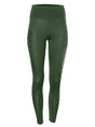 Yoga-Leggings Anisha - deep jade/zebra
