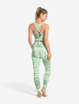 Yoga Bra Flow Bala - smaragd