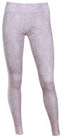 Yoga-Leggings "cool snake" - greymelange/white