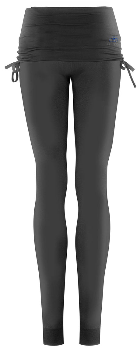 Leggings m. Umschlagbund "Inka", black