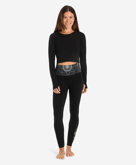 Yoga Leggings Maui Madhya - black-nature