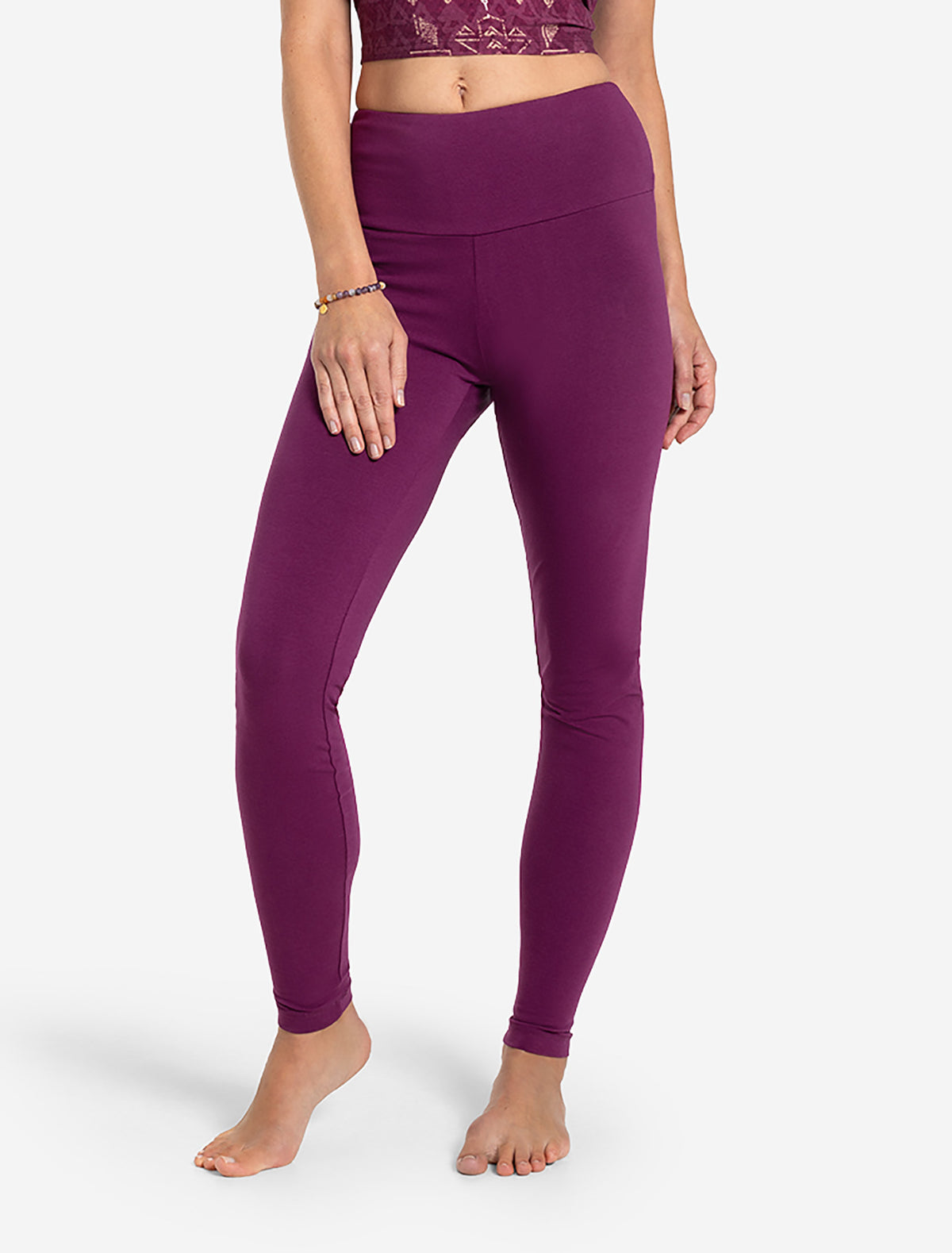 Yoga Leggings Satya - viola