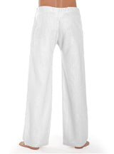 Leinenhose Essential - white