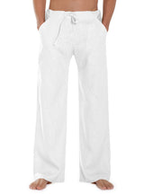 Leinenhose Essential - white