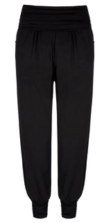 Long Harem-Pants - black