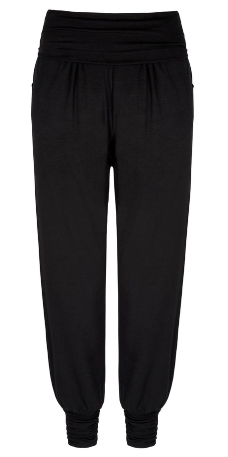 Long Harem-Pants - black