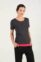 Long Harem-Pants - black