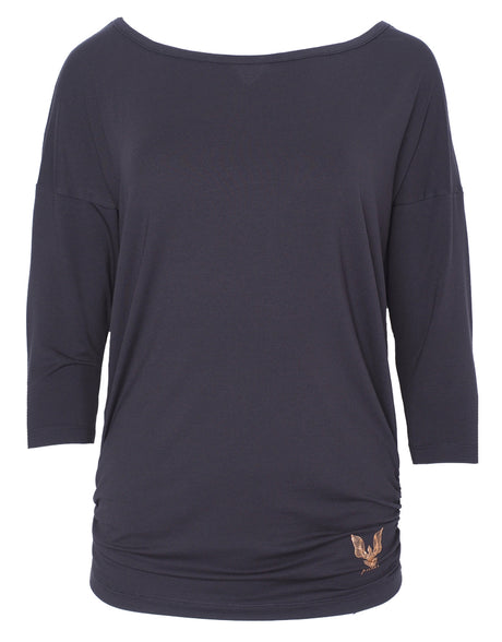 Yoga Longsleeve-Top Shula - anthracite