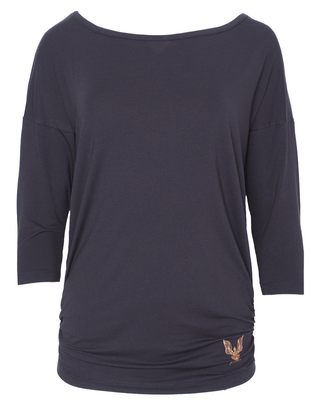 Yoga Longsleeve-Top Shula - anthracite