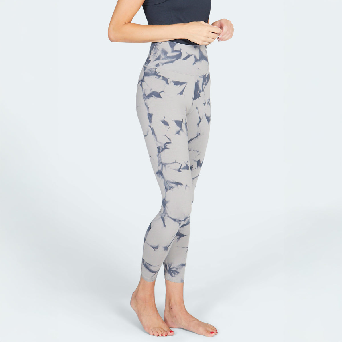 Yoga-Leggings Love - batik stone