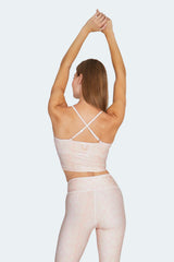 Lux Crop Top - snake rose