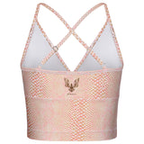 Lux Crop Top - snake rose